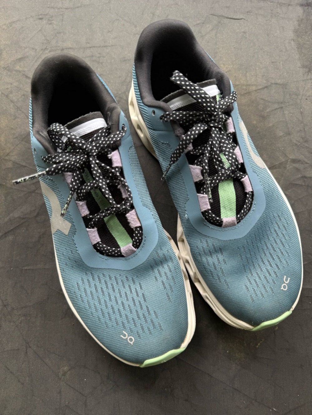 On Cloudmonster Running Shoes Dust/Vapor Size Womens 8 - Picture 5 of 11